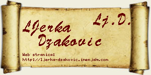 LJerka Džaković vizit kartica